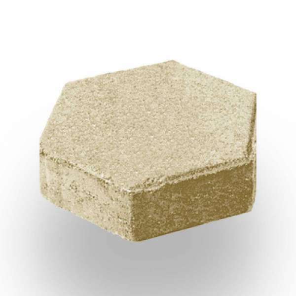 Hatkő térkő 6 cm - Sárga